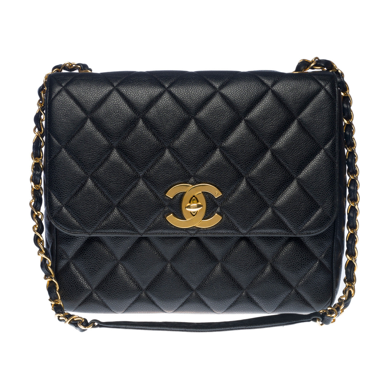 Sac CHANEL Timeless/Classique en Cuir Noir - 100497