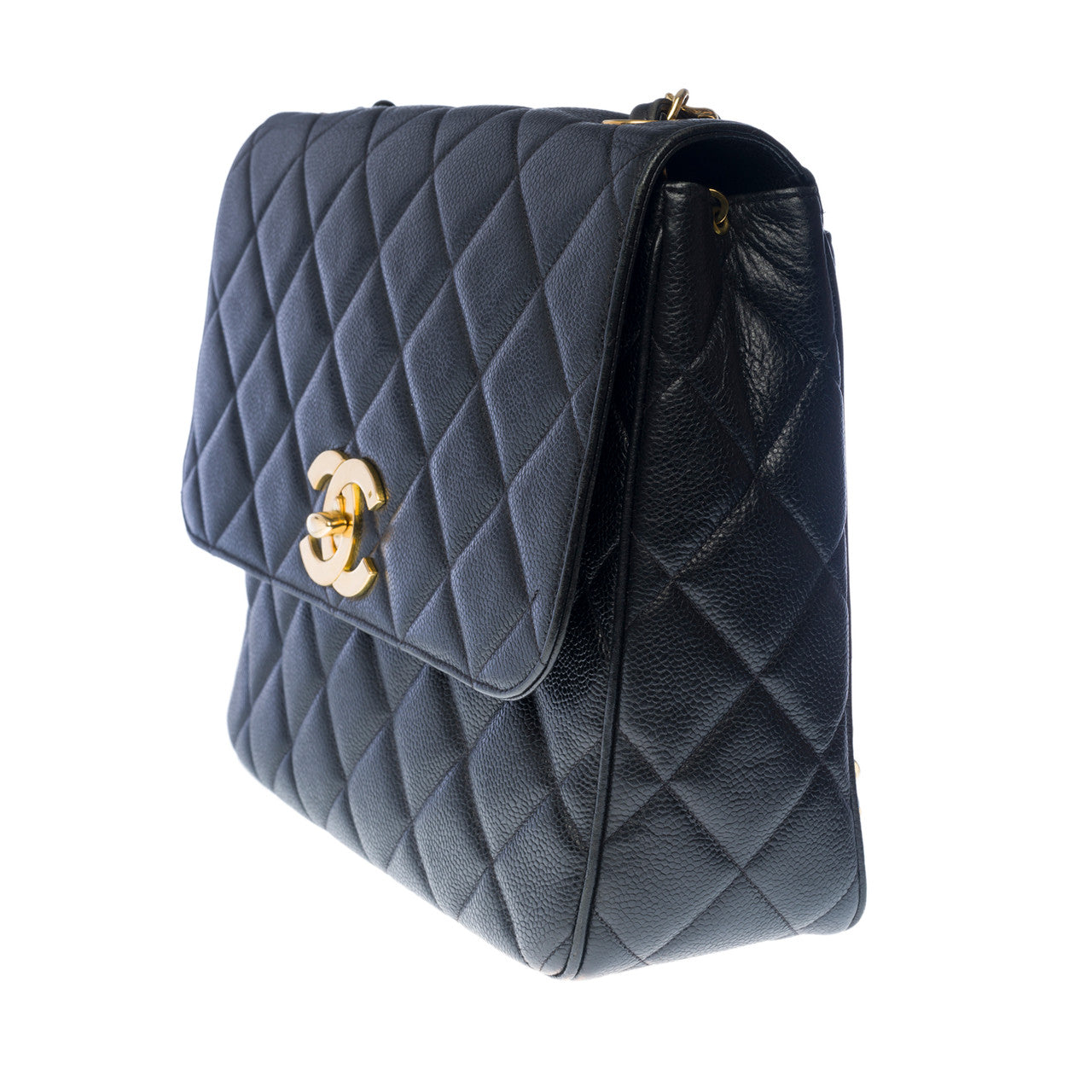 Sac CHANEL Timeless/Classique en Cuir Noir - 100497