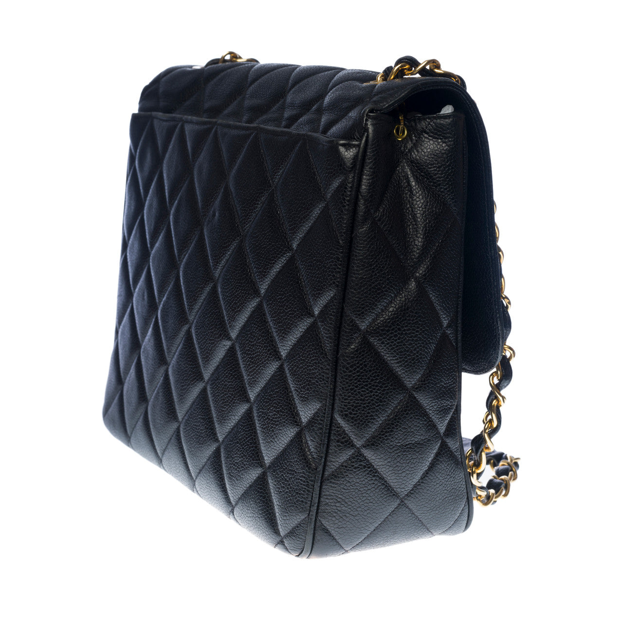 Sac CHANEL Timeless/Classique en Cuir Noir - 100497