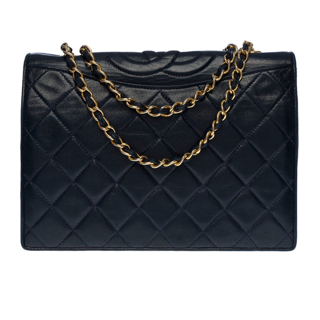 Sac CHANEL en Cuir Marine - 100644