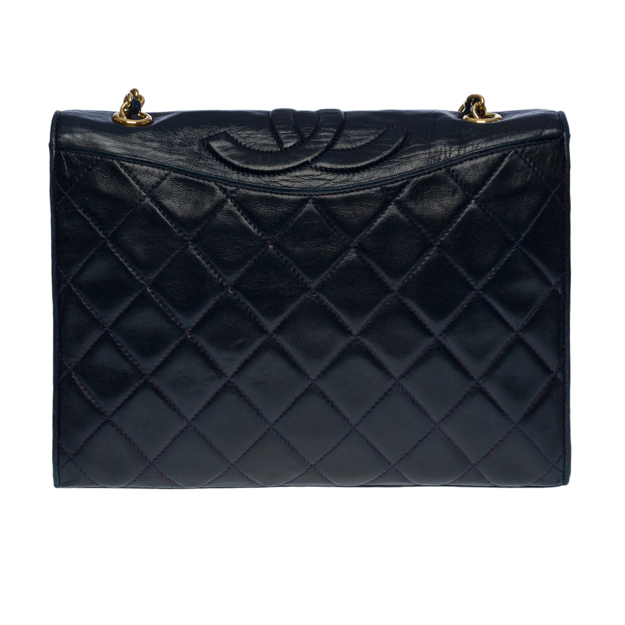 Sac CHANEL en Cuir Marine - 100644