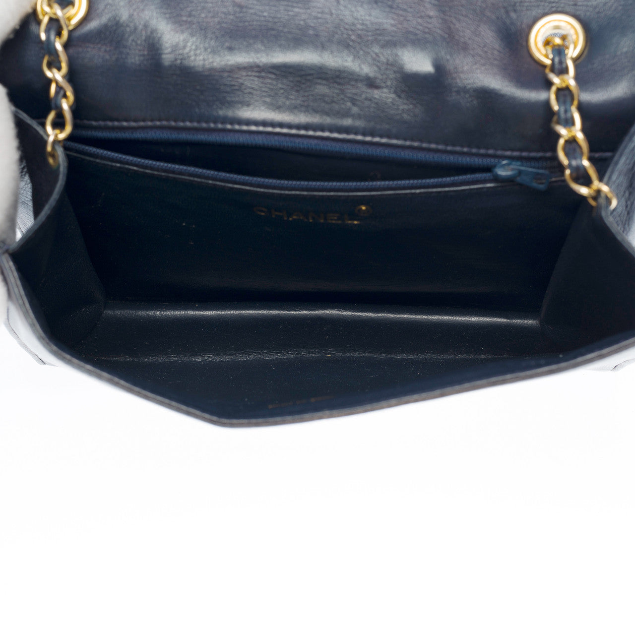 Sac CHANEL en Cuir Marine - 100644