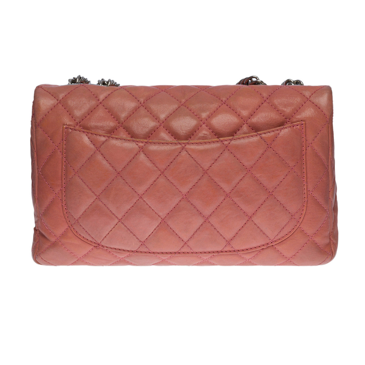 Sac CHANEL Timeless/Classique en Cuir Rose - 100658