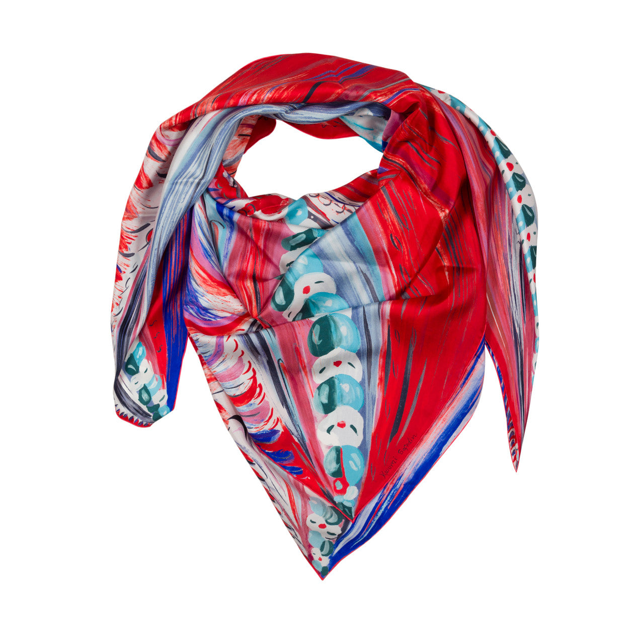 Accessoire HERMES Carre Geant silk 140 en Soie Orange - 100678