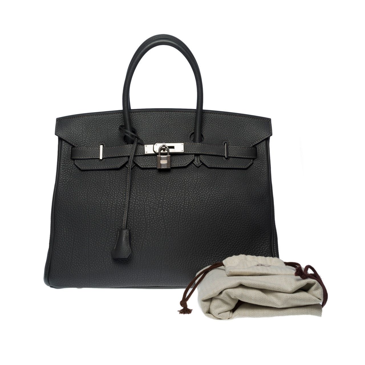 Sac HERMES Birkin 35 Grafit - 100686