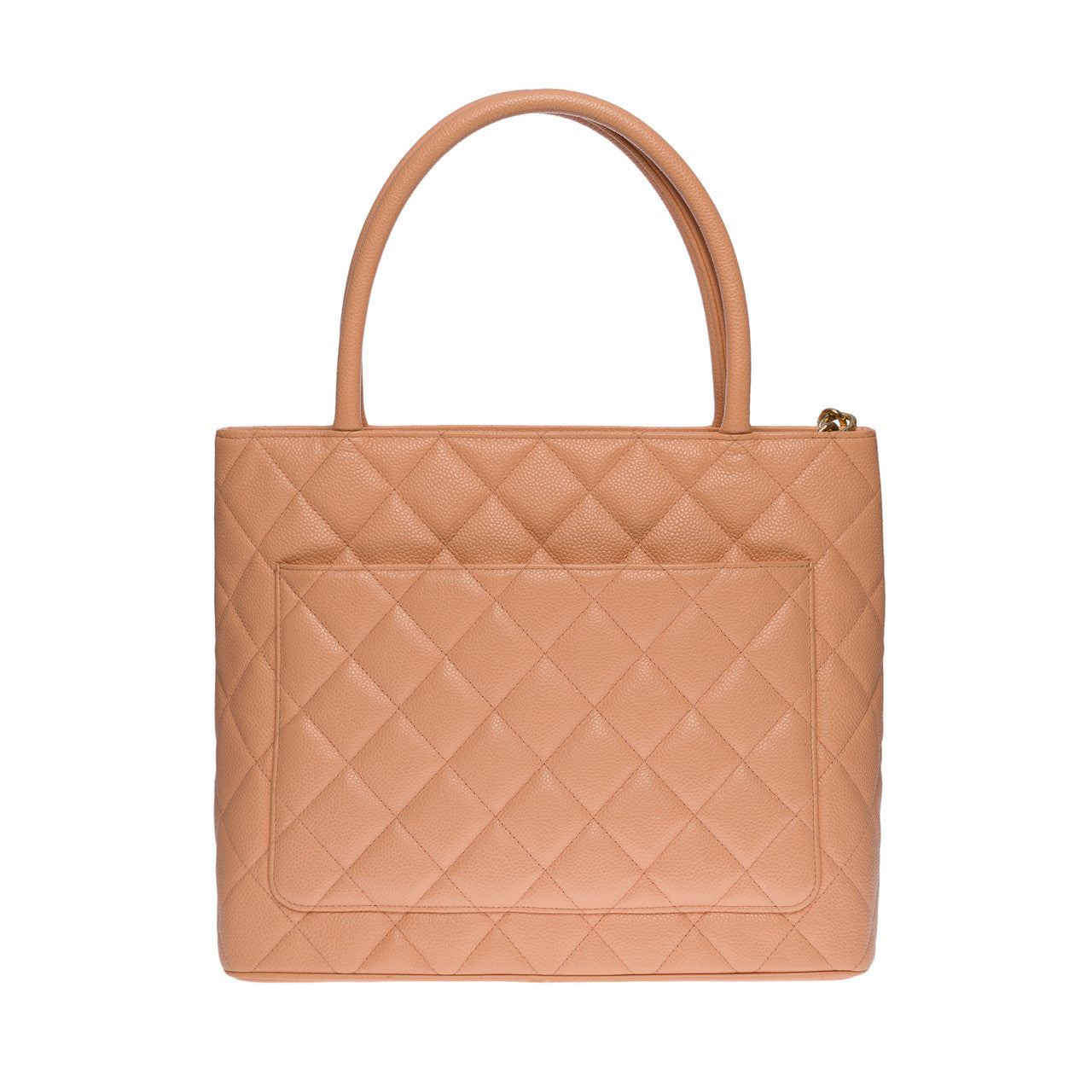 Sac CHANEL Medaillon en Cuir Rose - 100733