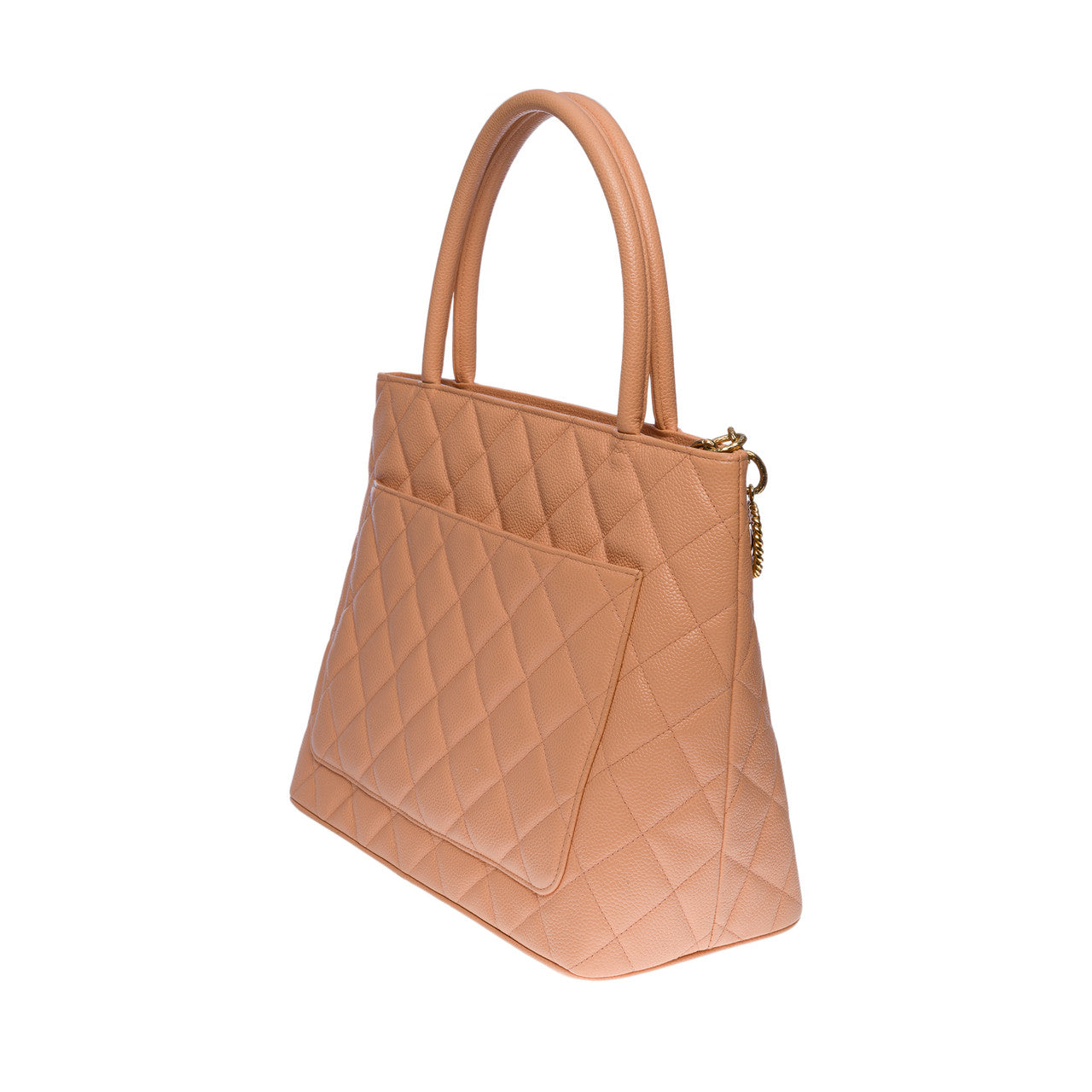 Sac CHANEL Medaillon en Cuir Rose - 100733