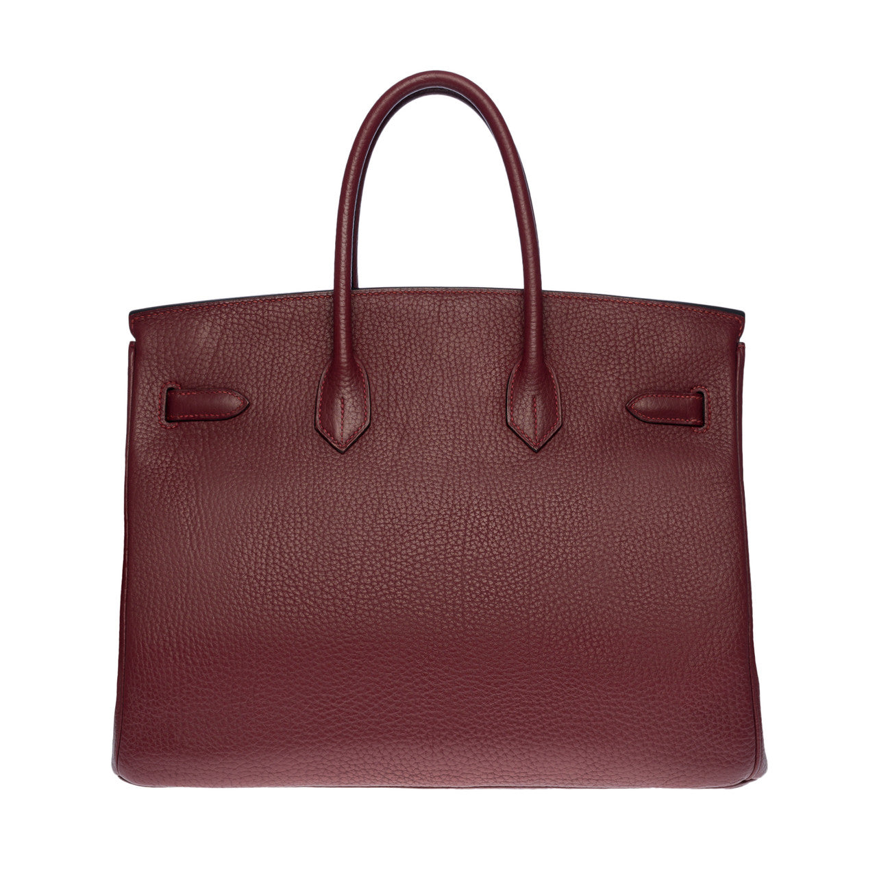 SAC À MAIN HERMES BIRKIN 35 EN CUIR FJORD ROUGE H-100792