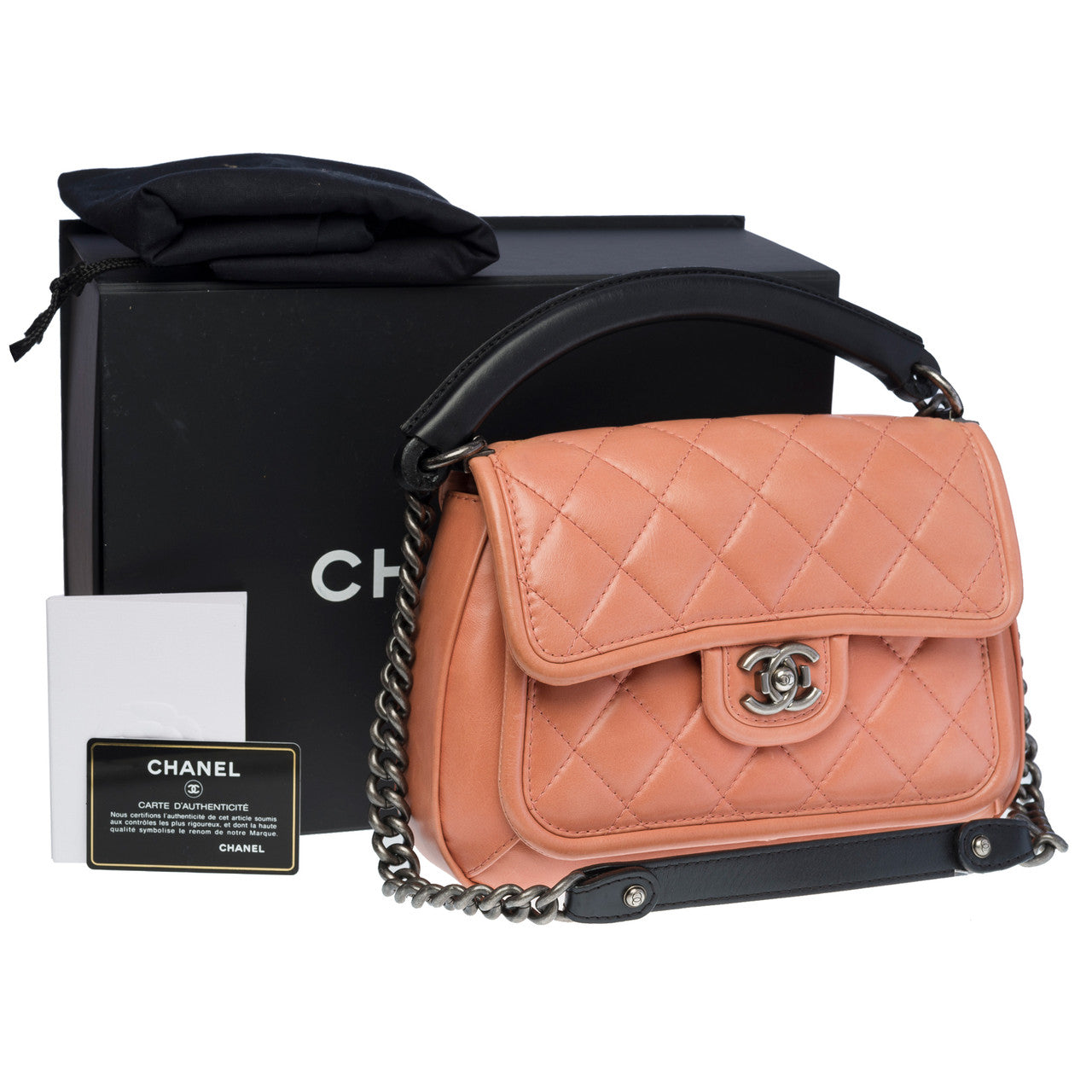Sac CHANEL en Cuir Rose - 100866