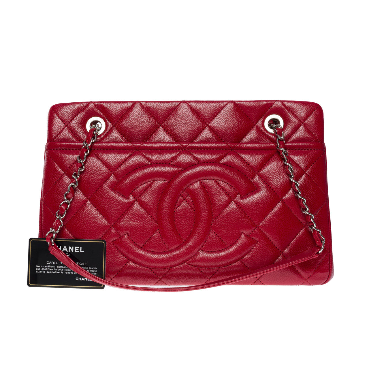 Sac CHANEL en Cuir Rouge - 101058