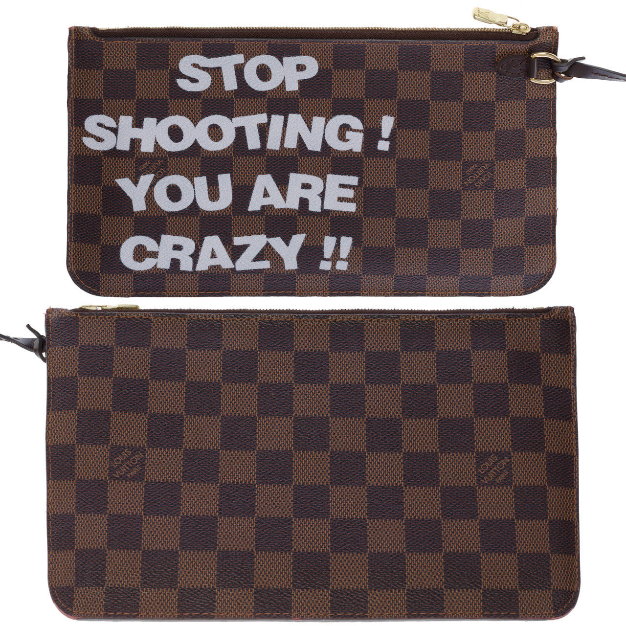 Sac LOUIS VUITTON Neverfull en Métal Marron - 101061