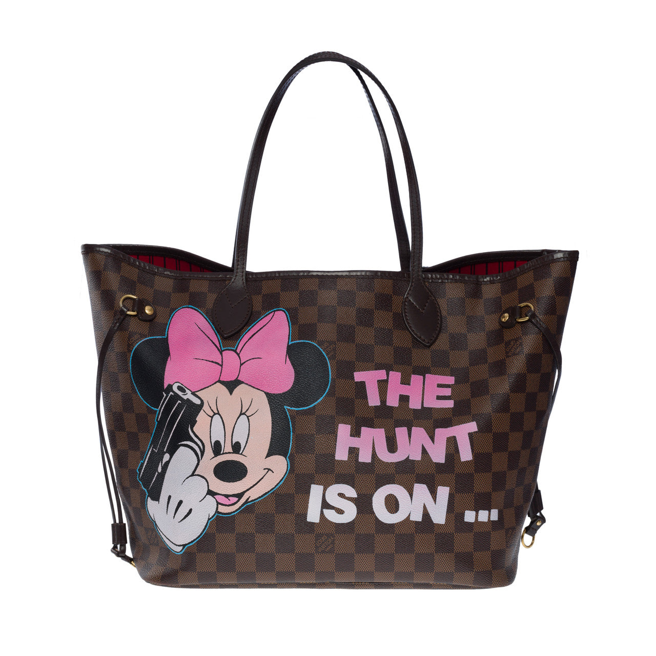 Sac LOUIS VUITTON Neverfull en Métal Marron - 101061