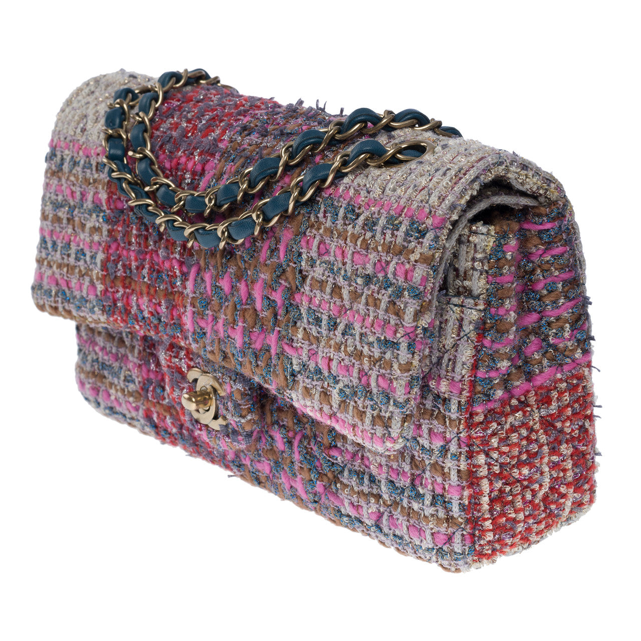 Sac CHANEL Timeless/Classique en Tweed Multicolor - 101137