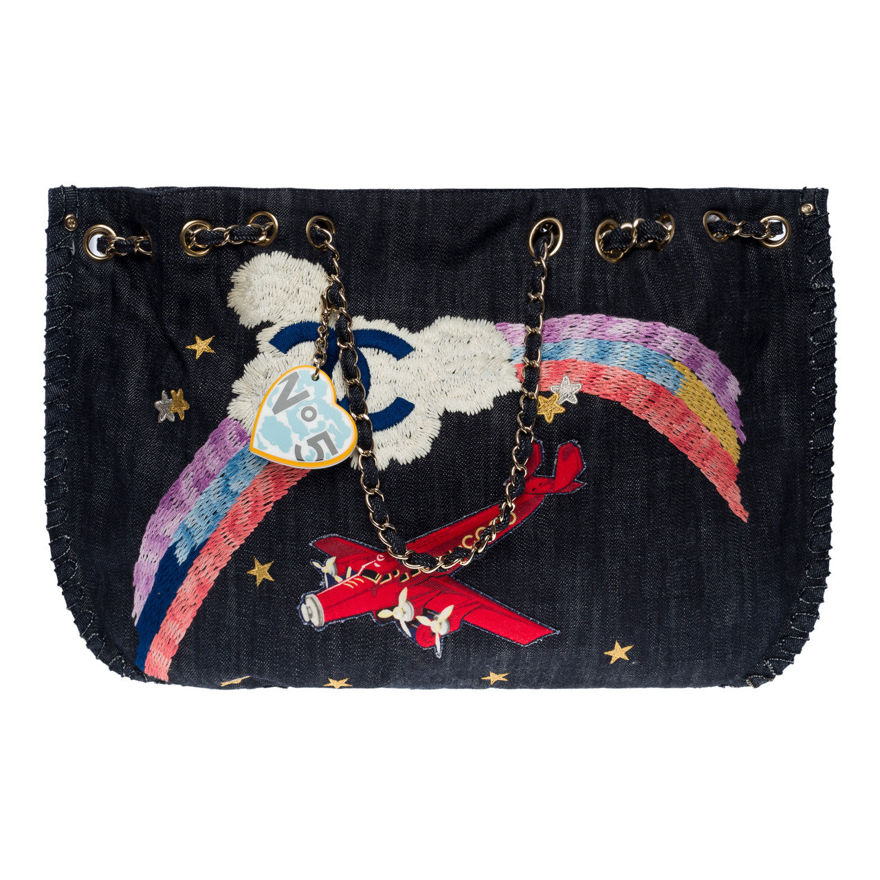 Sac CHANEL Cambon en Denim Marine - 101139