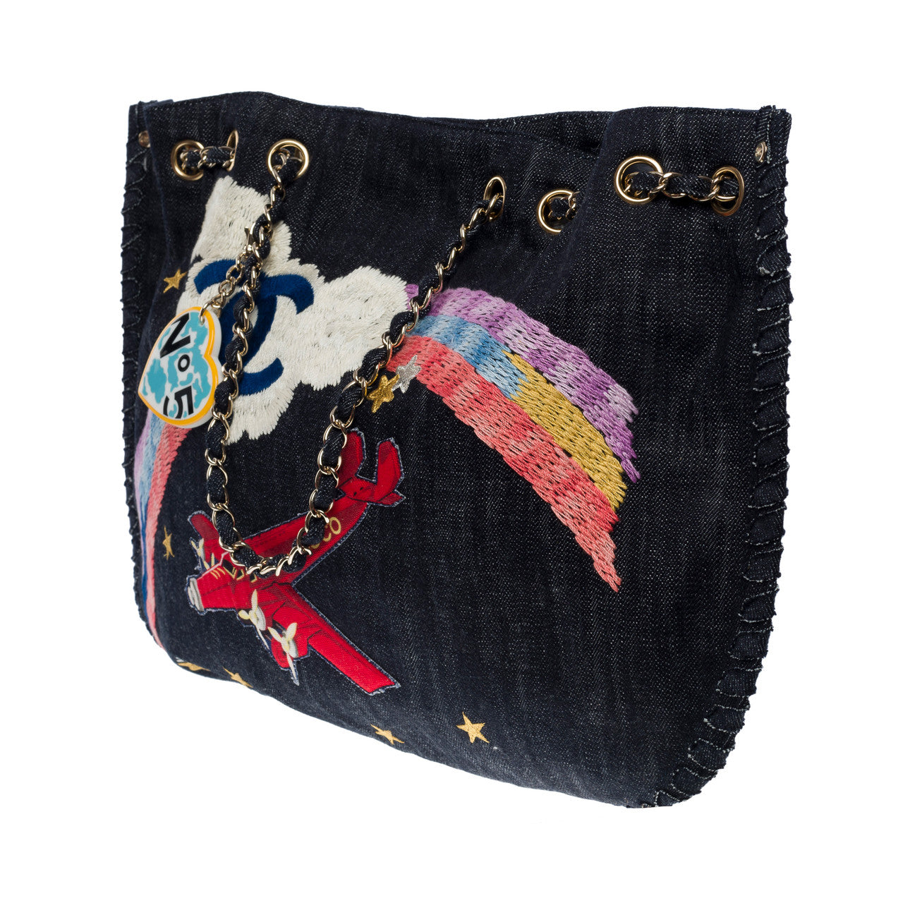 Sac CHANEL Cambon en Denim Marine - 101139