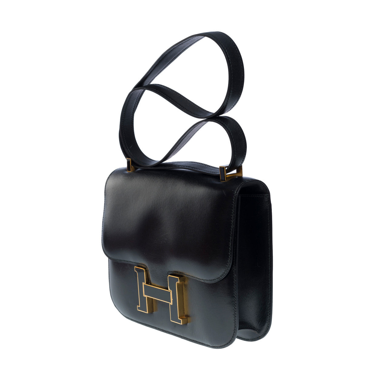Sac HERMES Constance en Cuir Noir - 101146