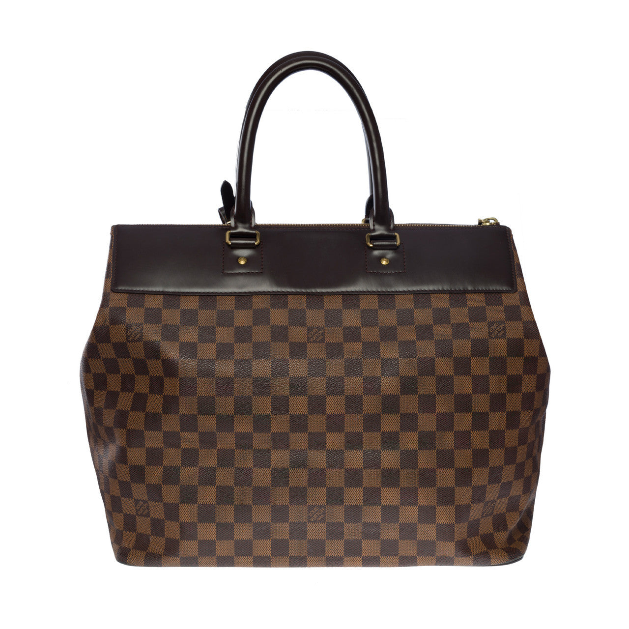 sac de voyage neo greenwich en toile damier marron-101195