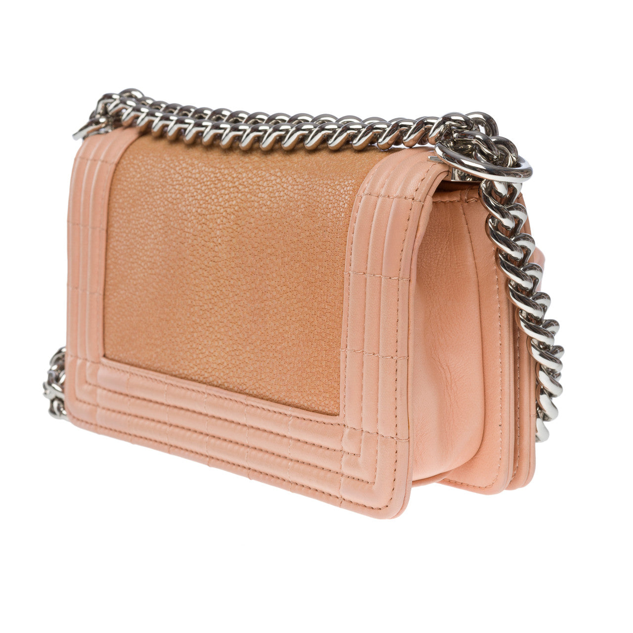 Sac CHANEL Boy en Cuir Rose - 101200