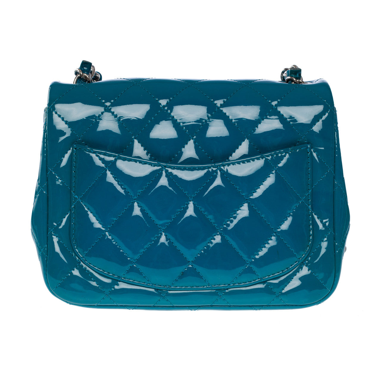 Sac CHANEL Timeless/Classique en Cuir Bleu - 101213