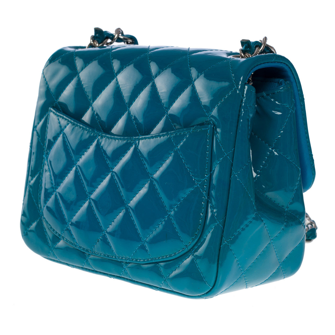 Sac CHANEL Timeless/Classique en Cuir Bleu - 101213
