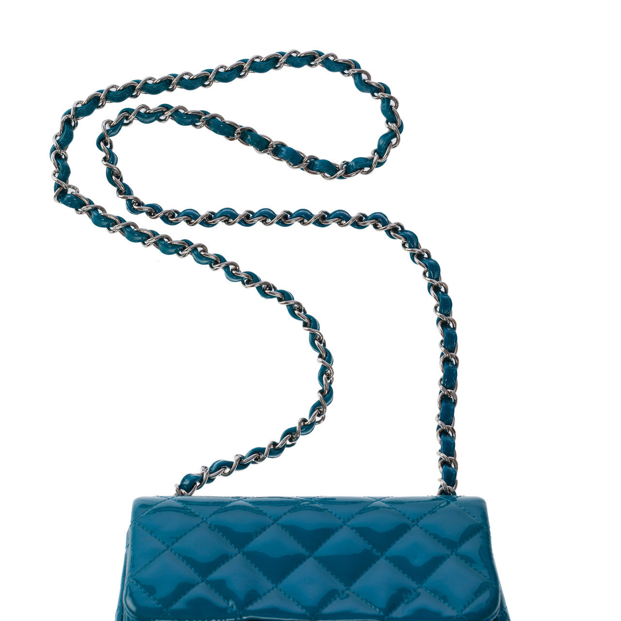 Sac CHANEL Timeless/Classique en Cuir Bleu - 101213