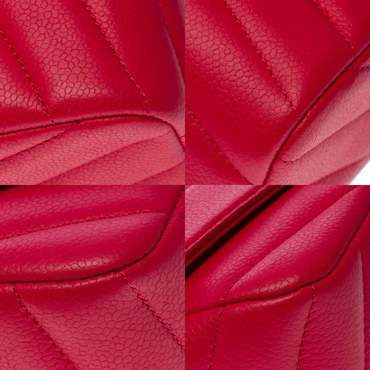 Sac CHANEL Timeless/Classique en Cuir Rouge - 101259