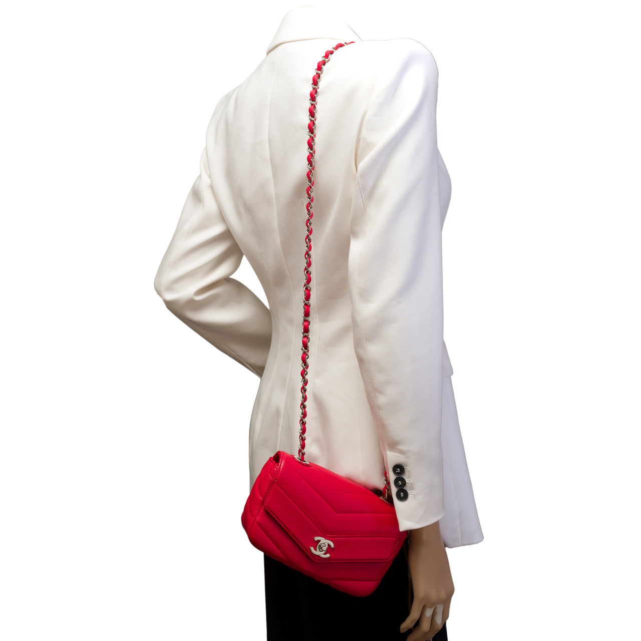 Sac CHANEL Timeless/Classique en Cuir Rouge - 101259