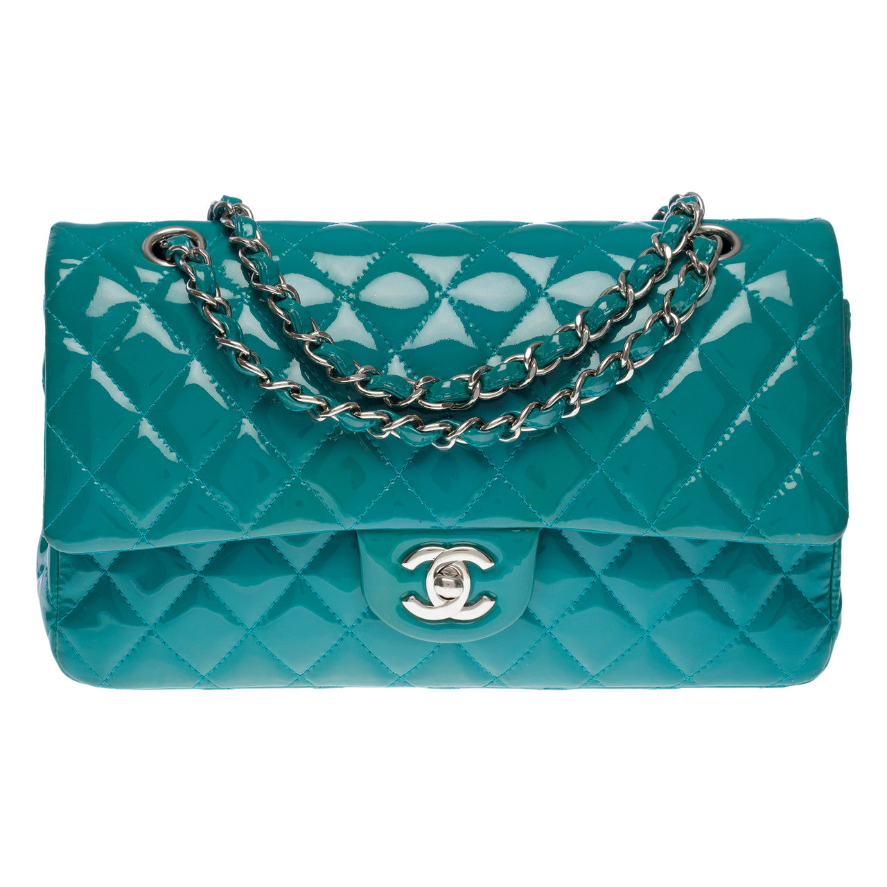 Sac CHANEL Timeless/Classique en Cuir Bleu - 101283