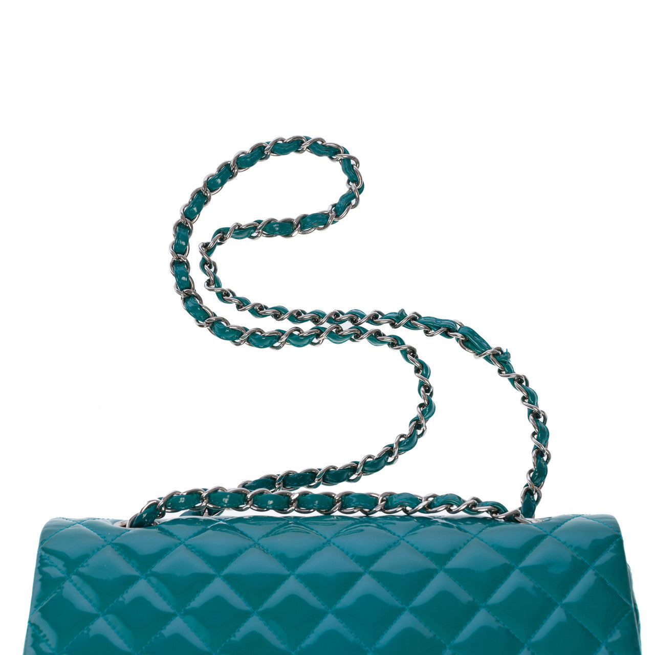 Sac CHANEL Timeless/Classique en Cuir Bleu - 101283