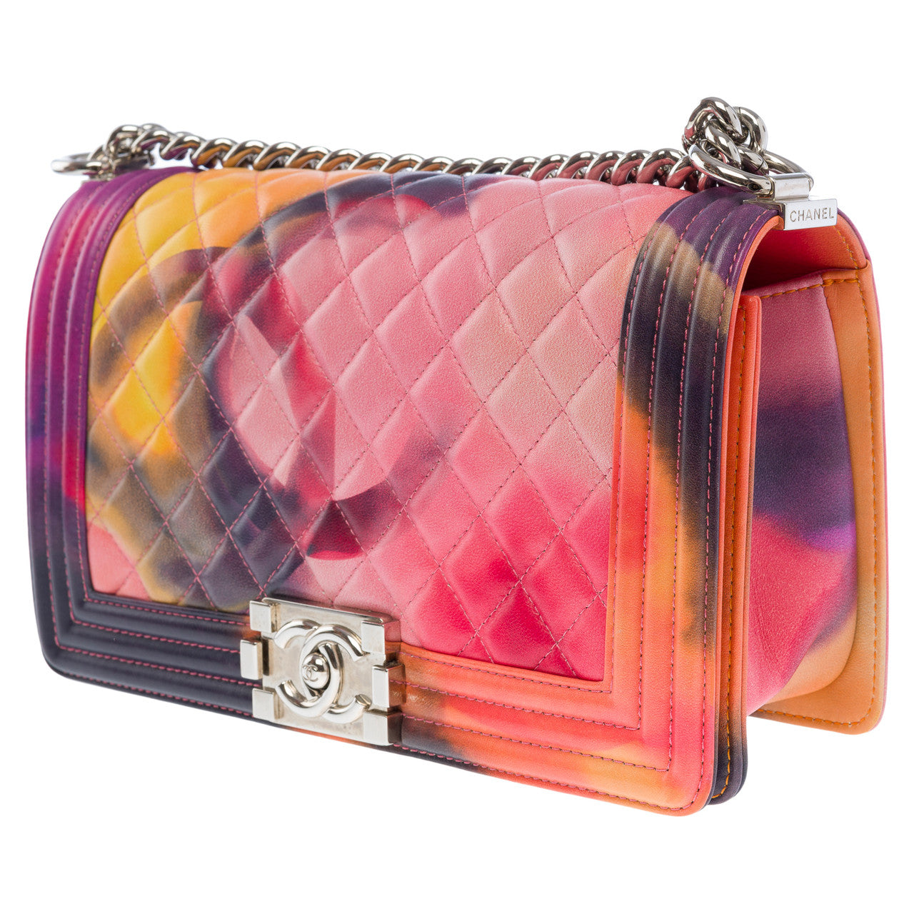 Sac CHANEL Boy en Cuir Multicolor - 101355