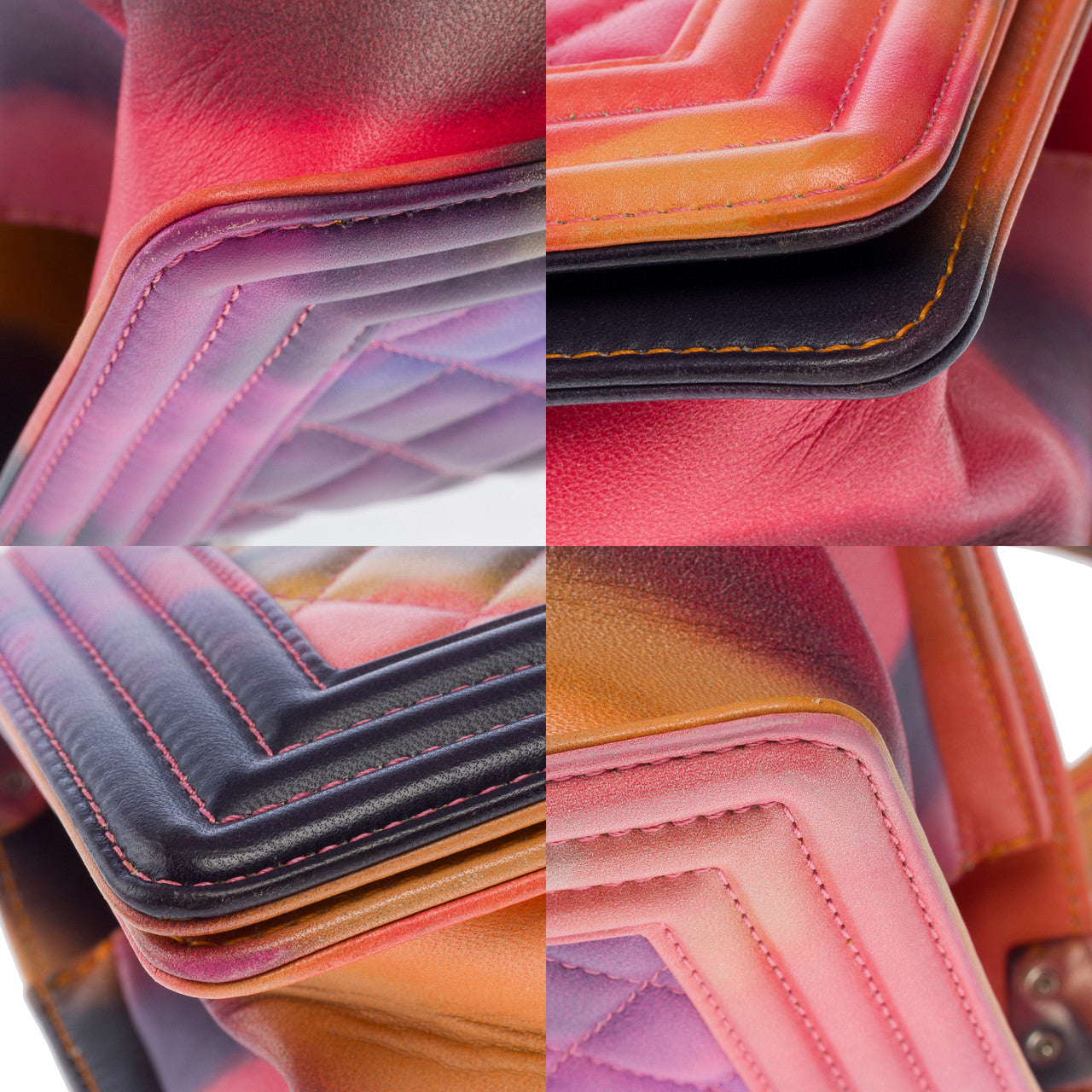 Sac CHANEL Boy en Cuir Multicolor - 101355