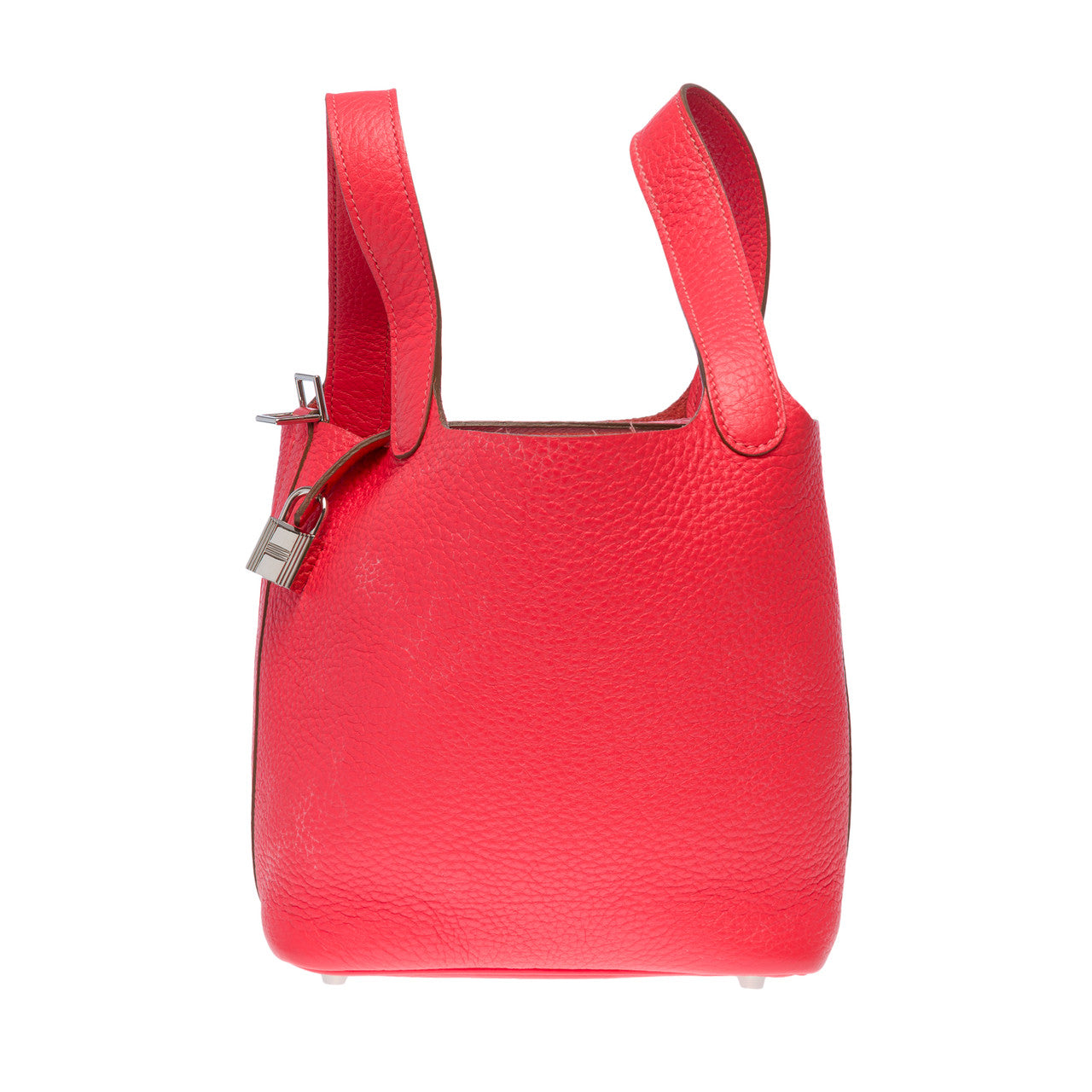 Sac HERMES Picotin en Cuir Rose - 101351