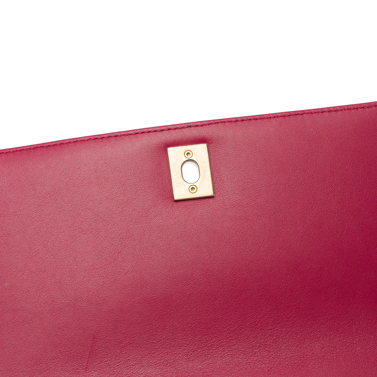 Sac CHANEL Coco Handle en Cuir Rouge - 101387
