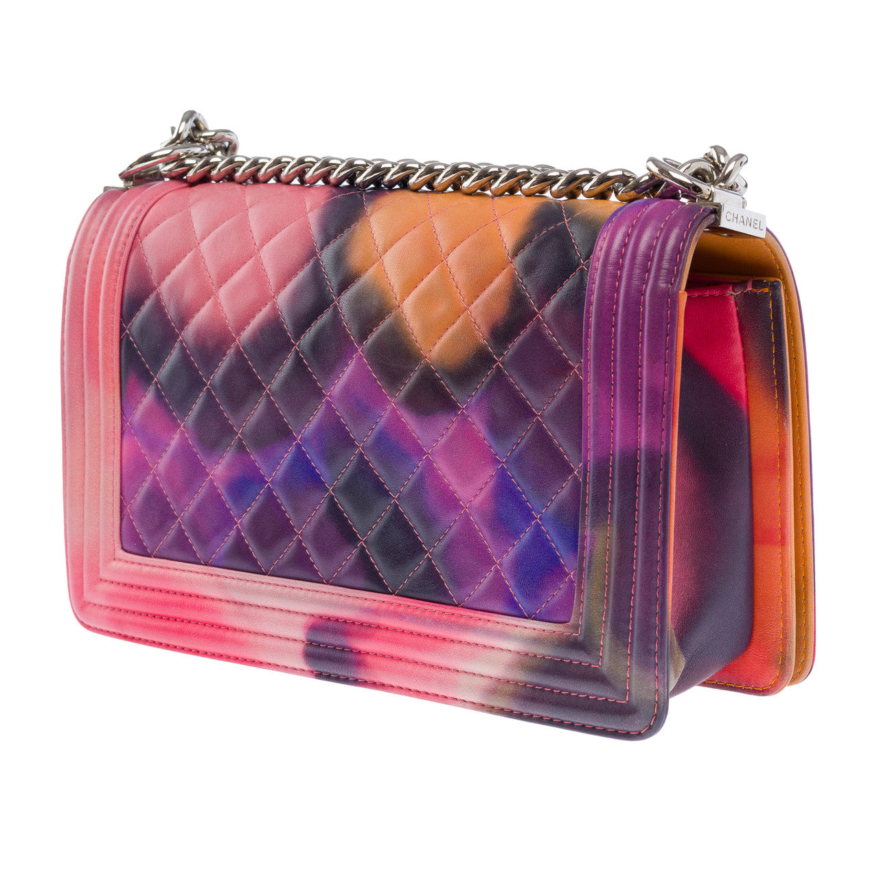 Sac CHANEL Boy en Cuir Rose - 101352