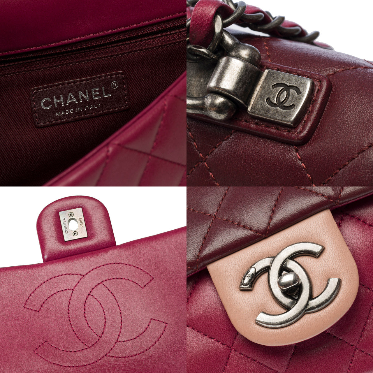 Sac CHANEL Timeless/Classique en Cuir Multicolor - 101595