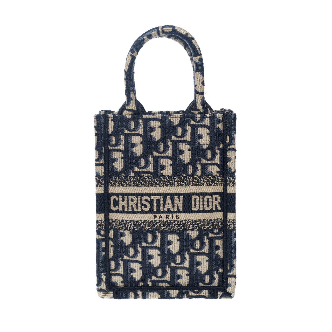 Dior バッグ　ネイビー Sac DIOR Book Tote en Toile Bleu Marine - 101647