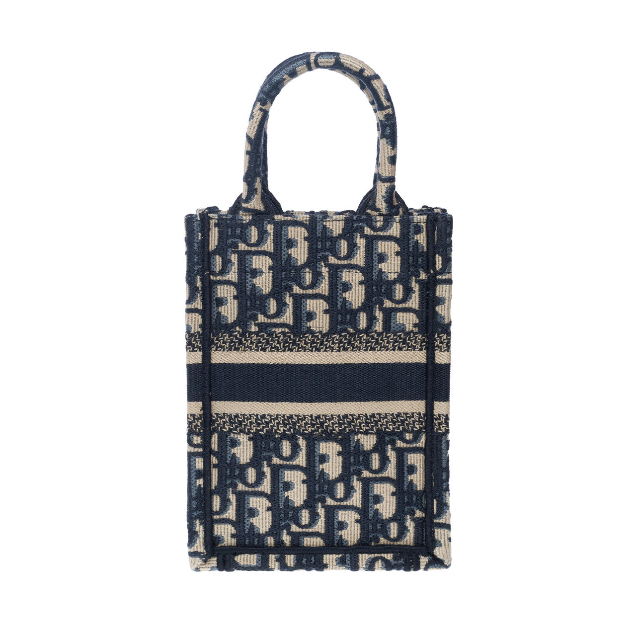 Sac DIOR Book Tote en Toile Bleu Marine - 101647