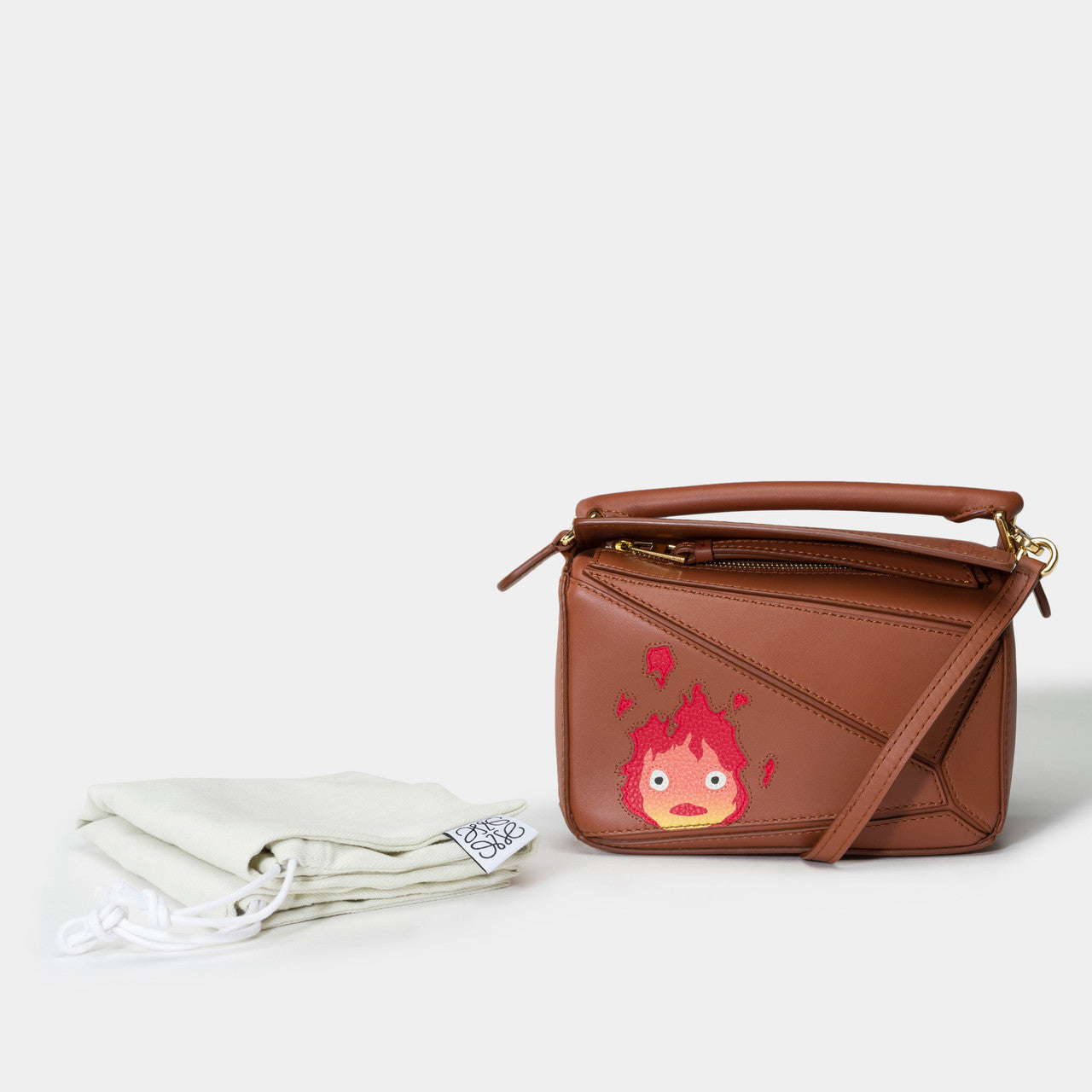 Sac LOEWE Puzzle en Cuir Marron - 101683