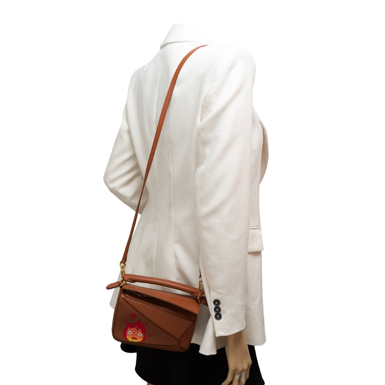 Sac LOEWE Puzzle en Cuir Marron - 101683
