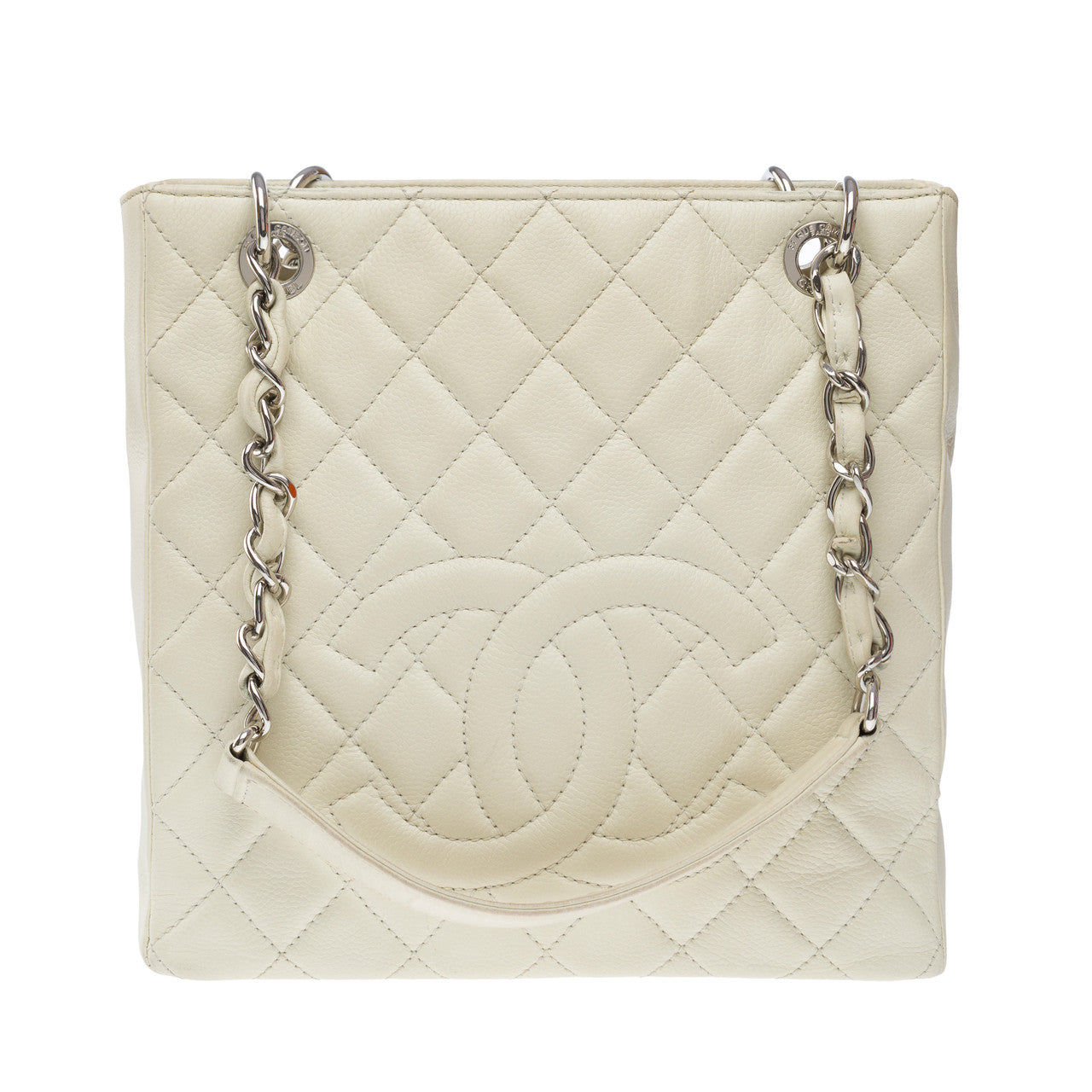Sac CHANEL Petite Shopping Tote en Cuir Beige - 101699