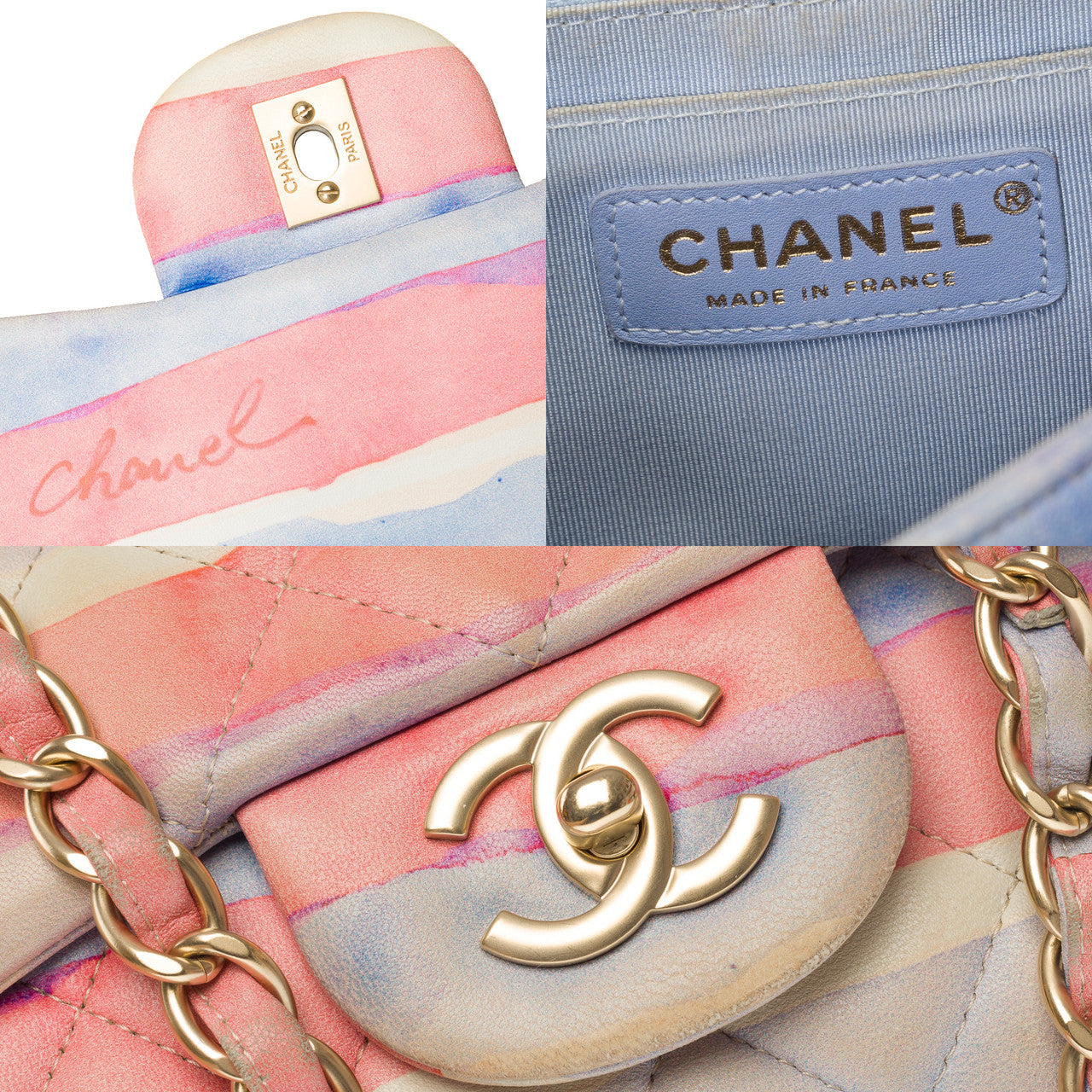 Sac CHANEL Timeless/Classique en Cuir Multicolor - 101723