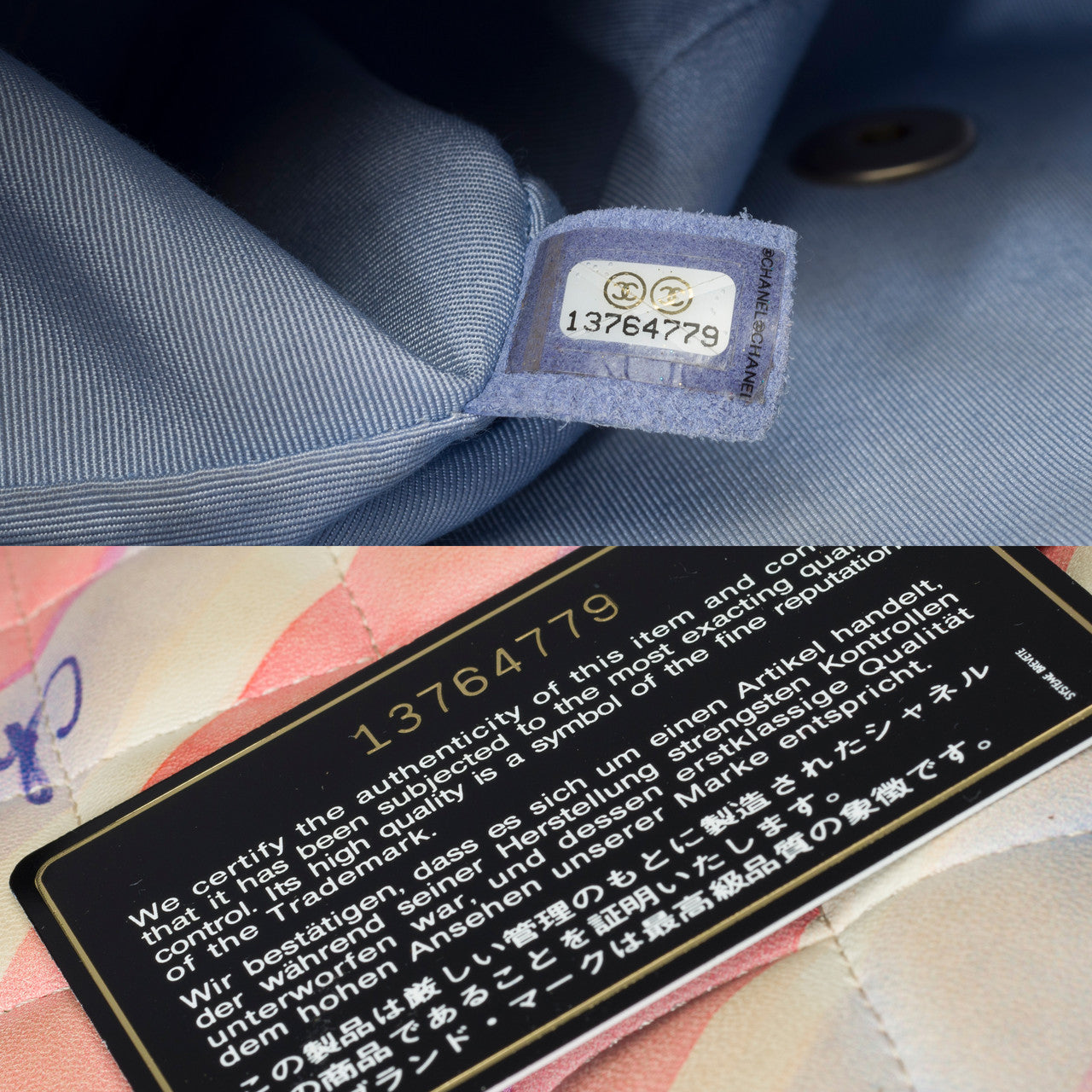 Sac CHANEL Timeless/Classique en Cuir Multicolor - 101723