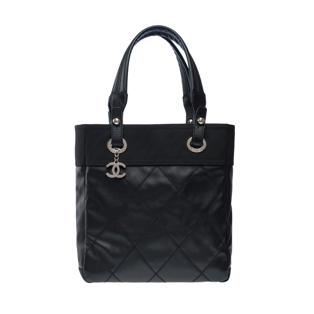 Sac CHANEL Petite Shopping Tote en Cuir Noir - 101698