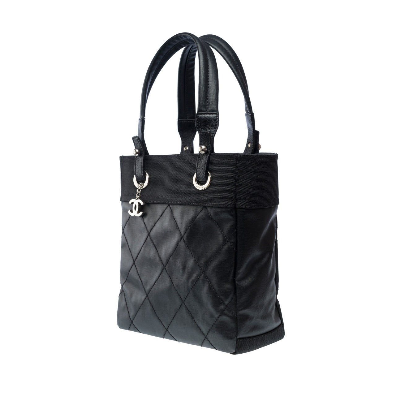 Sac CHANEL Petite Shopping Tote en Cuir Noir - 101698