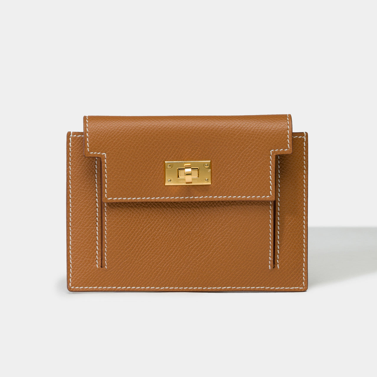 Accessoire HERMES Kelly Pocket en Cuir Doré - 101796
