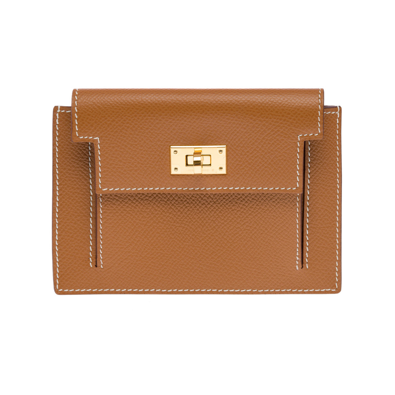 Accessoire HERMES Kelly Pocket en Cuir Doré - 101796