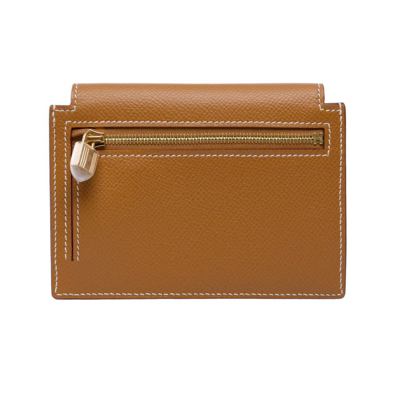 Accessoire HERMES Kelly Pocket en Cuir Doré - 101796