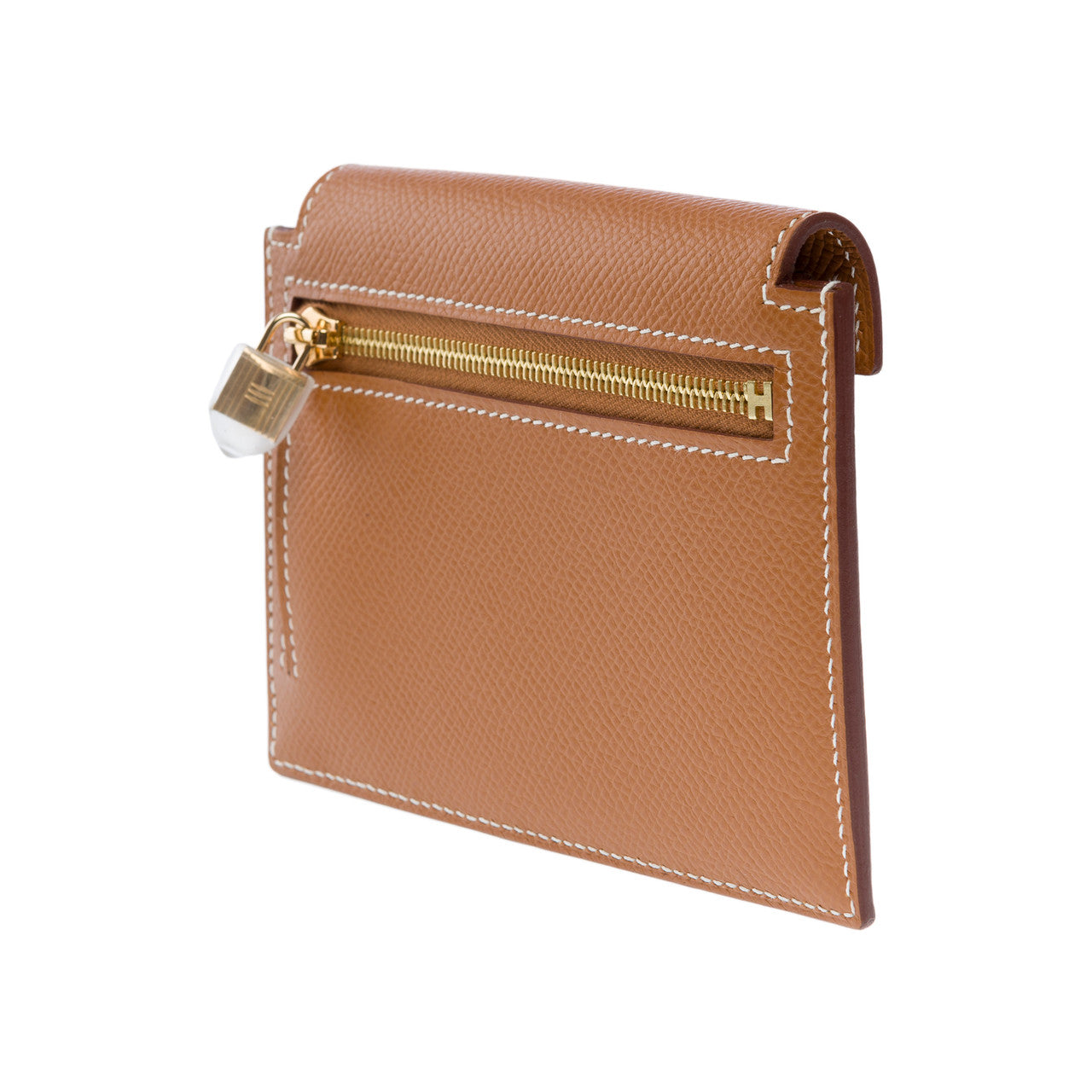 Accessoire HERMES Kelly Pocket en Cuir Doré - 101796