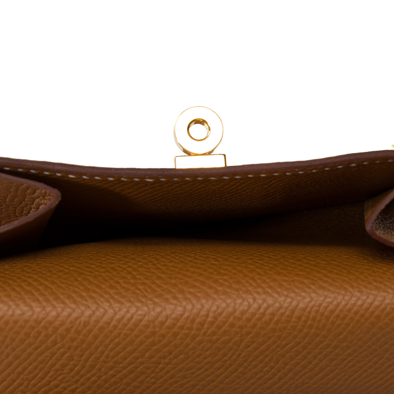 Accessoire HERMES Kelly Pocket en Cuir Doré - 101796