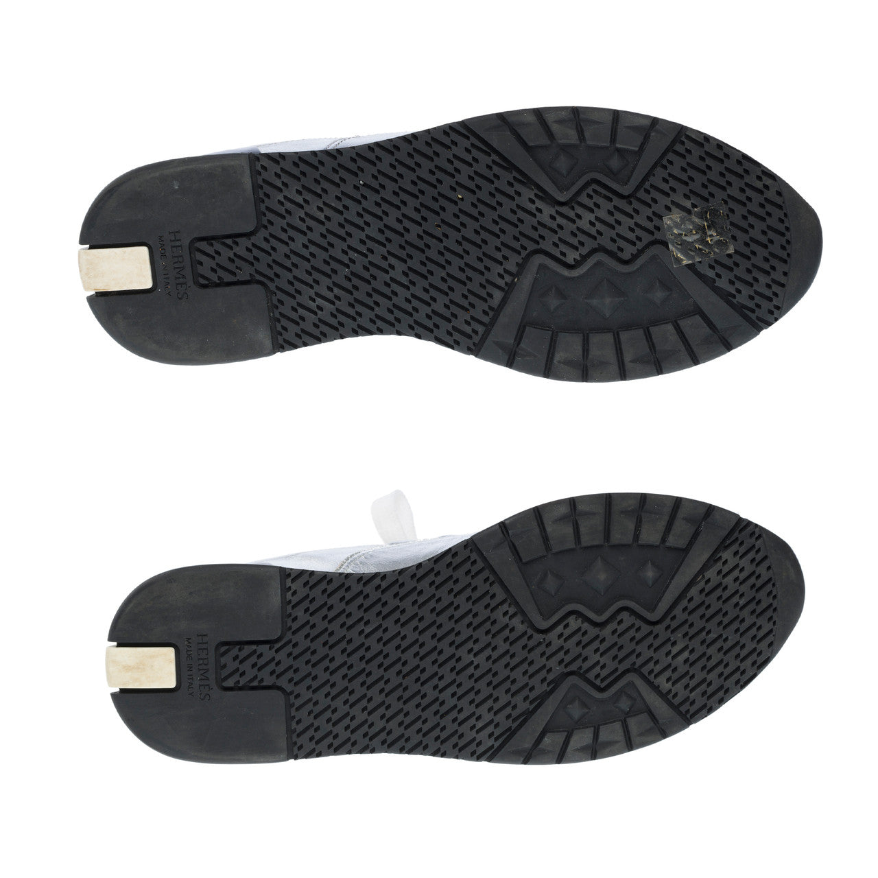 Chaussure HERMES en Cuir Argent - 101922